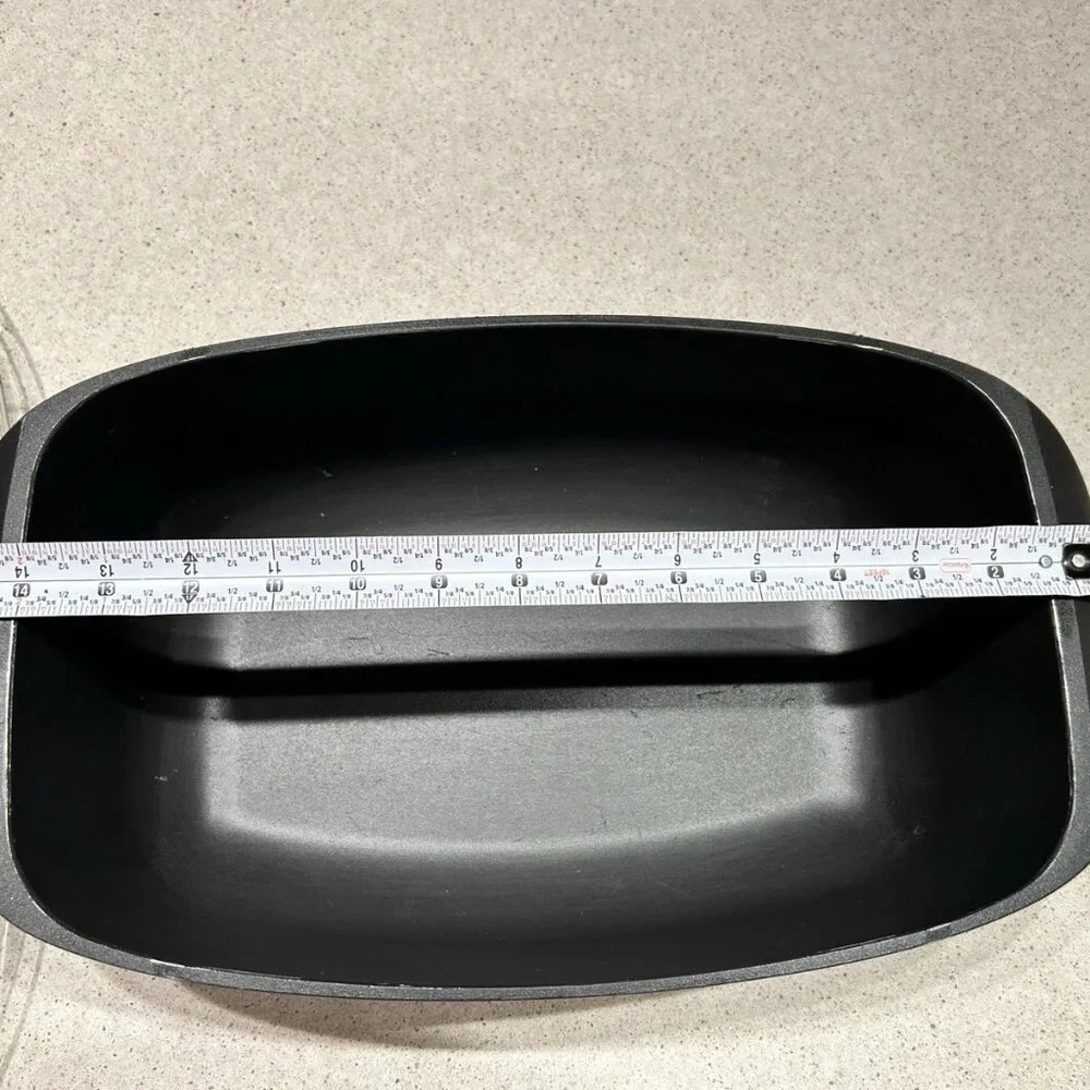 Deep Roasting Pan – WMF Cast Aluminum w/ Durit Non-Stick + Glass Lid